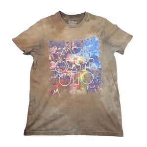 Coldplay x OneTreePlanted Unisex Mylo Xyloto Brown Tie-Dye Tee - S